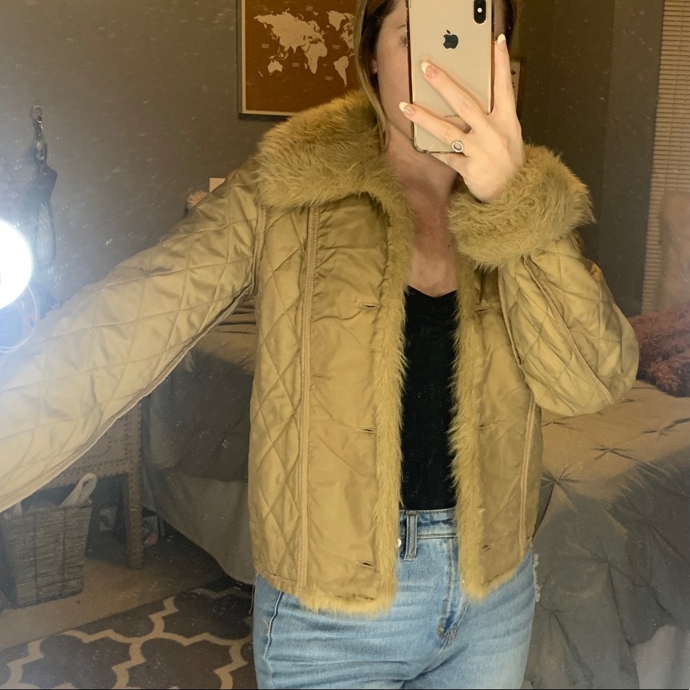 Vintage fuzzy coat
